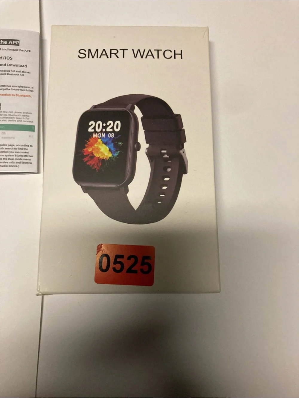 Black Smart Watch with Silicone Band - Smart Watch